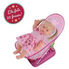 Kit Boneca Elisi 30 Frases Fala Ri + Cadeira Rosa p/ Dormir Kit Boneca Elisi 30 Frases Fala Ri + Cadeira Rosa p/ Dormir
