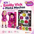 Kit Boneca Emilly Vick + Pinta Mechas Dos Rosa