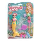 Kit Boneca Fada Sereia Com Acessórios Ehm0172 Domni Kit Boneca Fada Sereia Com Acessórios Ehm0172 Domni