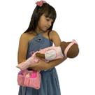 Kit Boneca Judy Negra Primeira Oração + Bolsa Maternidade Kit Boneca Judy Negra Primeira Oração + Bolsa Maternidade