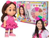 Kit Boneca Maria Clara JP Com Som + Paleta Maquiagem Infantil