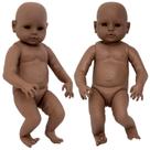 Kit Boneca Reborn Molde Menina Negra Realista Torso Silicone