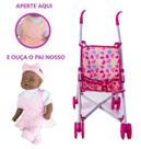 Kit Boneca Reza Ora Pai Nosso Minha 1ª Oração + Carrinho