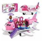 Kit Boneca Troca Roupa Avião Cadeira Acessórios Beauty Top