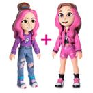 Kit Bonecas Emilly Vick + Katlen Turma Dos Rosa - Nova Brink Kit Bonecas Emilly Vick + Katlen Turma Dos Rosa - Nova Brink
