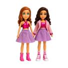 Kit Bonecas Manu E Lorena Articuladas Vinil Irmãs Pina 25 Cm - Algazarra