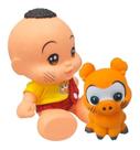 Kit Boneco Cascão C Som E Chovinista - Adijomar - Turma Da Mônica