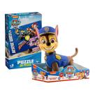 Kit Boneco Chase 40cm Patrulha Canina Mimo Toys com Quebra Cabeça 30 Peças Grow Infantil Kit Boneco Chase 40cm Patrulha Canina Mimo Toys com Quebra Cabeça 30 Peças Grow Infantil