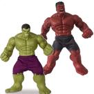 Kit Boneco Colecionável Hulk Verde Gigante Mimo Toys + Hulk Vermelho Revolution Gigante Kit Boneco Colecionável Hulk Verde Gigante Mimo Toys + Hulk Vermelho Revolution Gigante