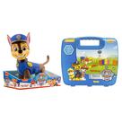 Kit Boneco Gigante Chase Articulado e Maleta de Massinha Patrulha Canina