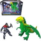 Kit Bonecos Dragão Verde E Guerreiro Medieval Colecionador Kit Bonecos Dragão Verde E Guerreiro Medieval Colecionador