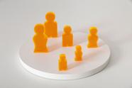 Kit Bonecos Família - 3 Gerações - Bonecos para Constelação Familiar