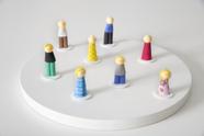 Kit Bonecos Família Sistêmica Básico - Constelação Familiar na Água - Bonecos para Constelação Familiar