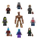Kit bonecos guardioes da galaxia star lord groot bloco de montar Kit bonecos guardioes da galaxia star lord groot bloco de montar