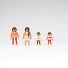 Kit Bonecos Playmobil - Família Indígena - Bonecos para Constelação Familiar