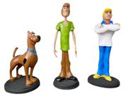 Kit Bonecos Salsicha Scooby-Doo e Fred em Resina 20cm