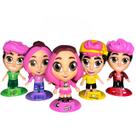 Kit Bonecos Turma Dos Rosa Youtubers Infantis De Vinil 15cm