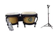 Kit Bongo 6x7 Pele Animal Natural Luen + Pedestal