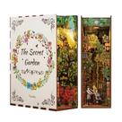 Kit Book Nook Tonecheer DIY Secret Garden com luz LED