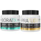 Kit Boratx Redutor de Volume Alinhamento e Reposição Capilar Borabella 1KG Máscara Neutralizante Cronograma Capilar Completo Profissional 3em1 1KG