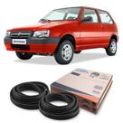 Kit Borracha 2 Portas Guarnição Fiat Uno 1983 Até 2013