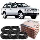 Kit Borracha 4 Portas E Porta Malas VW Parati G2 G3 G4
