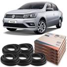 Kit Borracha 4 Portas E Porta Malas VW Voyage 2008 Em Diante