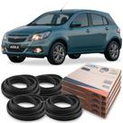 Kit Borracha 4 Portas Guarnição Chevrolet Agile Kit Borracha 4 Portas Guarnição Chevrolet Agile