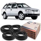 Kit Borracha 4 Portas Guarnição Com Aba VW Parati G2 G3 G4