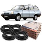 Kit Borracha 4 Portas Guarnição Fiat Elba 1985 Até 1996 Kit Borracha 4 Portas Guarnição Fiat Elba 1985 Até 1996