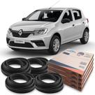Kit Borracha 4 Portas Guarnição Sandero 2015 Em Diante