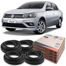 Kit Borracha 4 Portas Guarnição Vw Voyage 2008 Em Diante