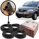 Kit Borracha 4 Portas New Kar Para Citroen C3 2003 a 2011