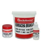 Kit Borracha De Silicone Branca C/ Catalisador + Vaselina
