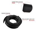 Kit Borracha Debrum do Paralama 4 peças Compatível Com Variant a partir 72 Preto