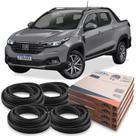 Kit Borracha Guarnição 4 Portas Fiat Strada 2020 Em Diante