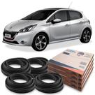 Kit Borracha Guarnição 4 Portas New Kar Peugeot 206 207 208