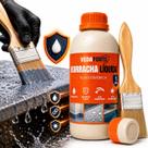 Kit Borracha Líquida Vedaforte 1L Pincel 2 Polegadas Impermeabilizante Elastomérico Laje Telhado Calha Fissura Concreto Kit Borracha Líquida Vedaforte 1L Pincel 2 Polegadas Impermeabilizante Elastomérico Laje Telhado Calha Fissura Concreto