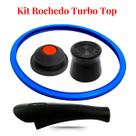 Kit Borracha Peso Válvula E Cabo Rochedo Turbo Top 4,5 Litro