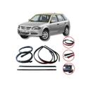 Kit borracha pingadeira friso teto gol g3 g4 4 portas