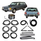 Kit Borracha Porta Canaleta Parabrisa Friso Caravan 85 A 92