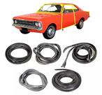 Kit Borracha Porta E Vidro Opala 2 Portas Friso Alumínio