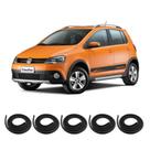 Kit Borracha Vedação Das 4 Portas + Borracha Porta Mala Crossfox 2005 A 2019