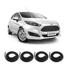 Kit Borracha Vedação Das 4 Portas New Fiesta 2011 A 2019