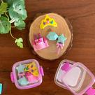 Kit Borrachas 4 Em 1 Escolar Infantil Girls/ Profissões Eraser QH-8609