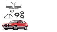 Kit Borrachas Sem Friso 06 Itens Gol Modelo Quadrado