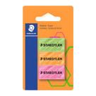 Kit Borrachas Staedtler Neon com 3 Unidades