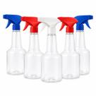 Kit Borrifadores Pulverizadores Transparentes 500ml com Gatilho Reforçado