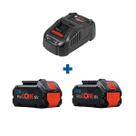 Kit Bosch 2 baterias de lítio GBA 18V e Carregador Bivolt 18V GAL 1880 Bosch Kit Bosch 2 baterias de lítio GBA 18V e Carregador Bivolt 18V GAL 1880 Bosch