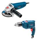 Kit Bosch Esmerilhadeira GWS 850 + Furadeira GSB 550 RE Kit Bosch Esmerilhadeira GWS 850 + Furadeira GSB 550 RE